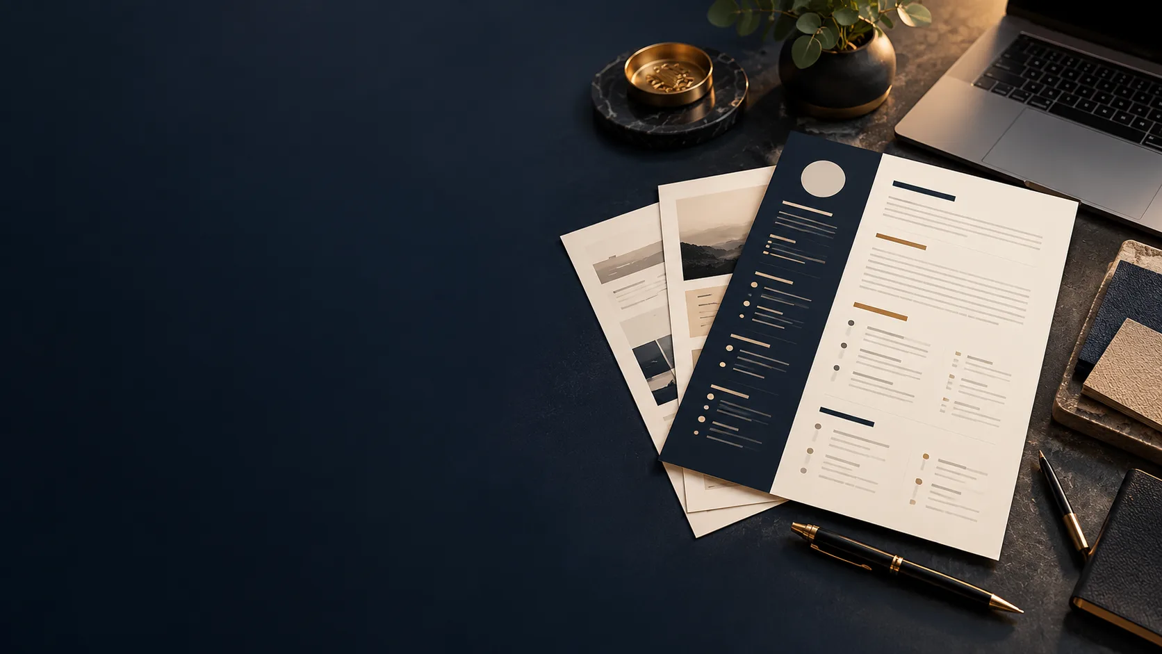Professional resume and CV design layouts